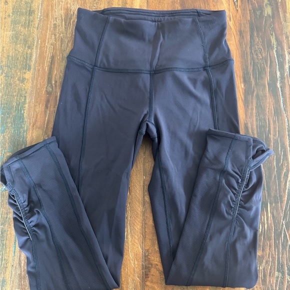 Lululemon Athletica Navy Leggings - Picture 1 of 7